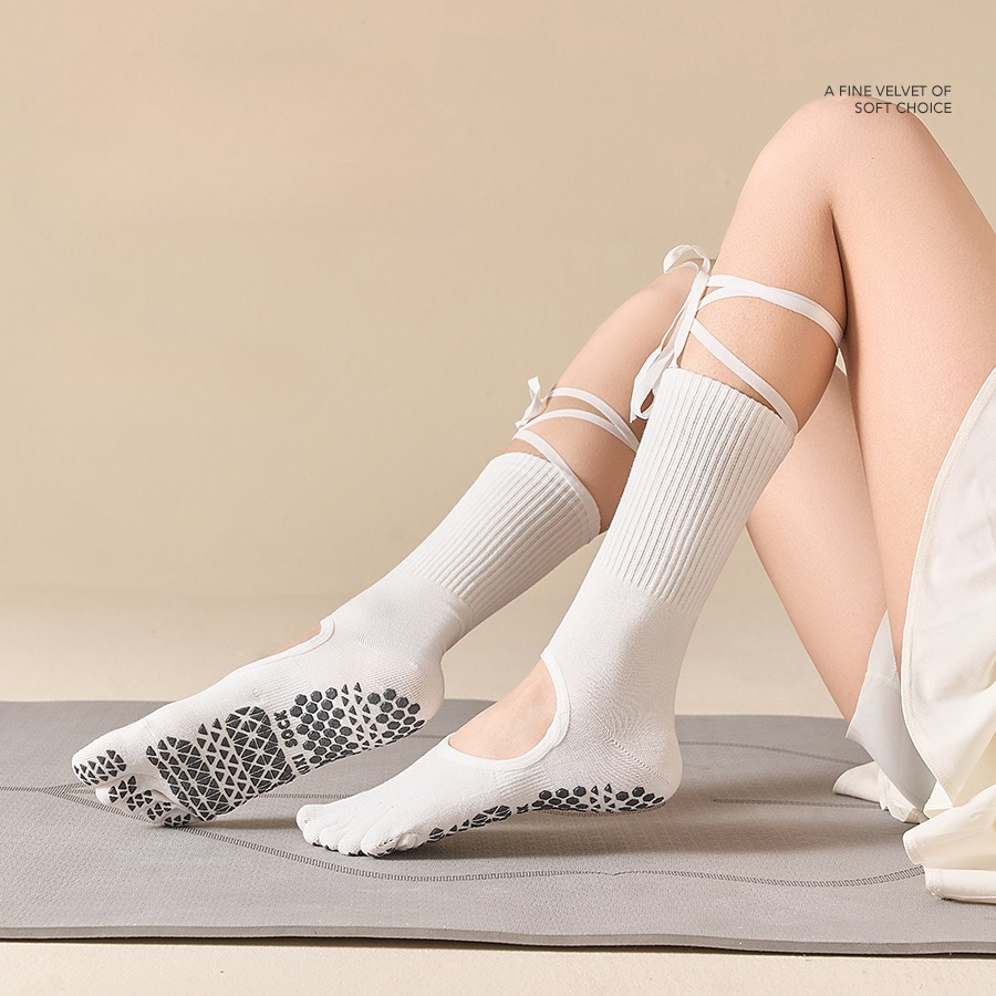 Chaussettes de yoga à lacets p - Grip Sock Yoga avis et prix